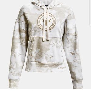 Under Armour Womens Project Rock Veterans Day Fleece Hoodie